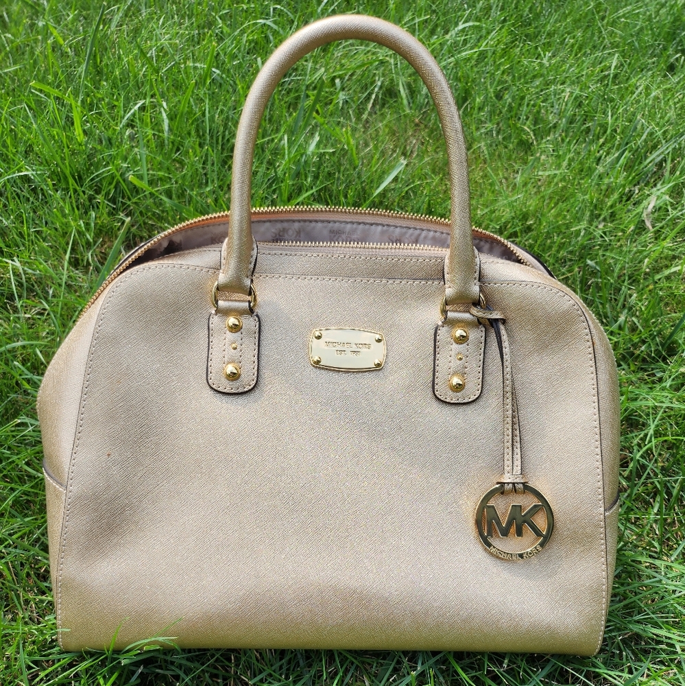 Michael Kors gold purse